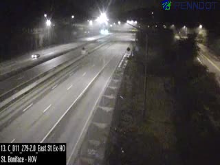 Snapshot from I-279 @ Exit 2B (East Ohio St) Northbound