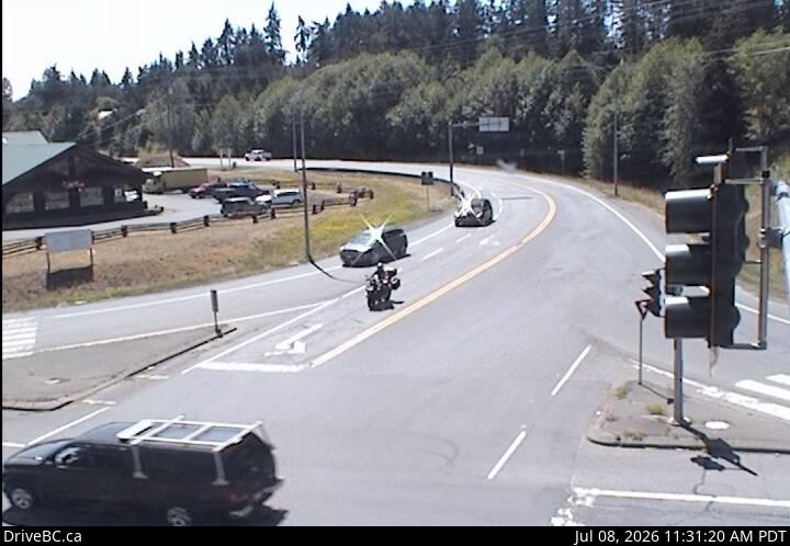 Snapshot from Highway 4 at Alberni Highway - E