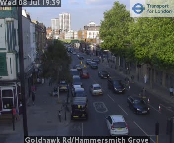 Snapshot from Goldhawk Rd/Hammersmith Grove