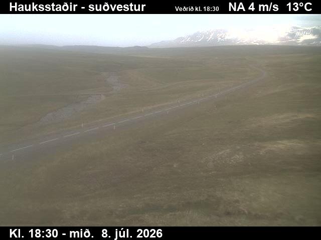 Snapshot from Vopnafjarðarleið — Hauksstaðir til suðvesturs