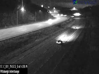 Snapshot from I-79 @ MM 57.5 (I-376 Interchange) Northbound