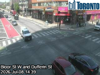 Snapshot from DUFFERIN ST / BLOOR ST W