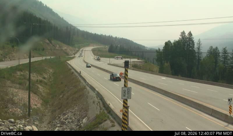 Snapshot from Kicking Horse Canyon