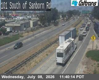 Snapshot from US-101 : South of Sanborn Road