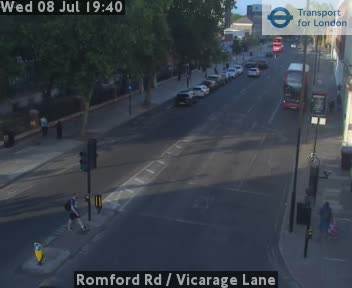 Snapshot from Romford Rd / Vicarage Lane