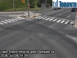Snapshot from LAKE SHORE BLVD W / PARKSIDE DR