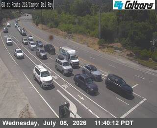 Snapshot from SR-68 : Canyon Del Rey Boulevard