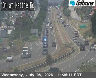 Snapshot from US-101 : Mattie Road