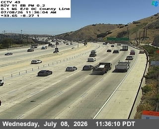 Snapshot from SR-91 : (43) 0.1 Miles East of County Line