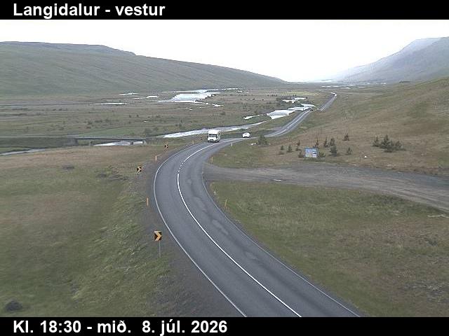 Snapshot from Langidalur — Langidalur til vesturs