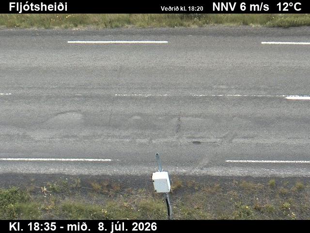 Snapshot from Fljótsheiði — Fljótsheiði niður á veg