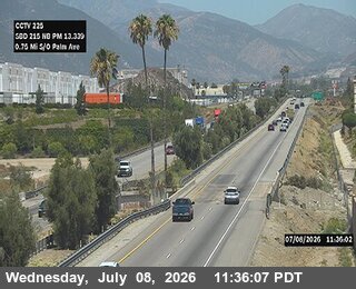 Snapshot from I-215 : (225) 0.75 Mi S/O Palm Ave