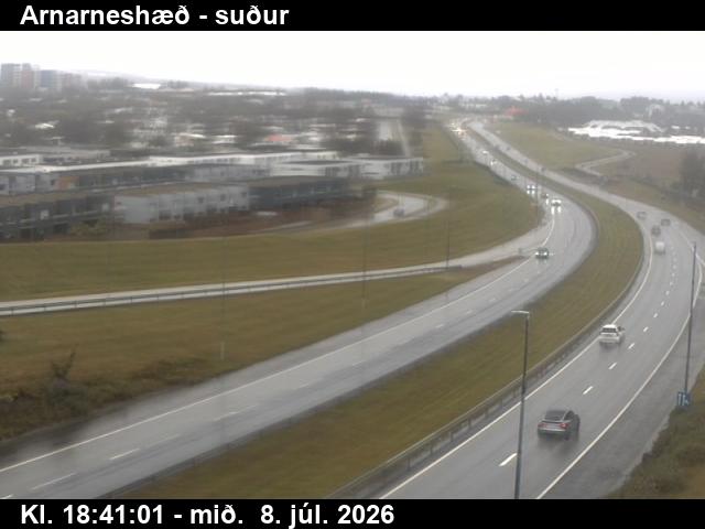 Snapshot from Arnarneshæð — Arnarneshæð séð að Garðabæ