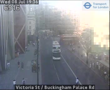 Snapshot from Victoria St / Buckingham Palace Rd