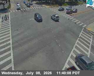Snapshot from SR-1 : Foothill Blvd