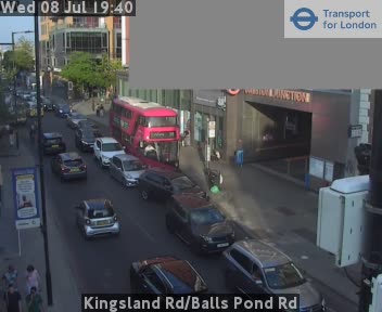 Snapshot from Kingsland Rd/Balls Pond Rd