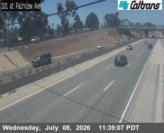 Snapshot from US-101 : Fairview Avenue
