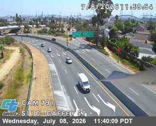 Snapshot from I-110 : (791) Gaffey St