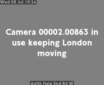 Snapshot from A406 Hale End Rd W