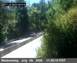 Snapshot from TVB34 -- SR-17 : AT LOS GATOS FARMS DR