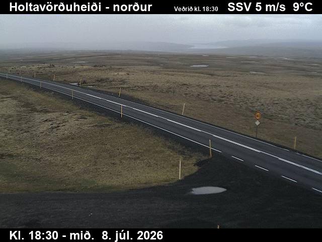 Snapshot from Holtavörðuheiði — Holtavörðuheiði séð til norðurs