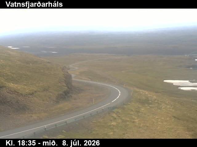 Snapshot from Vatnsfjarðarháls — Vatnsfjarðarháls niður á veg