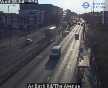 Snapshot from A4 Bath Rd/The Avenue