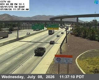 Snapshot from SR-60 : (60) East of Main Street