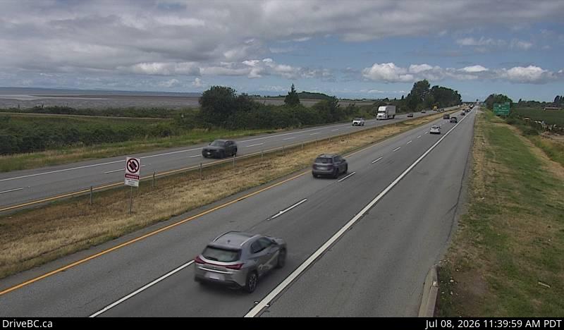 Snapshot from Hwy 99 at Mud Bay - W