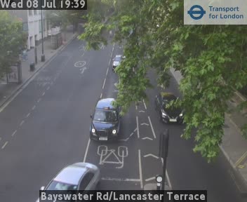 Snapshot from Bayswater Rd/Lancaster Terrace