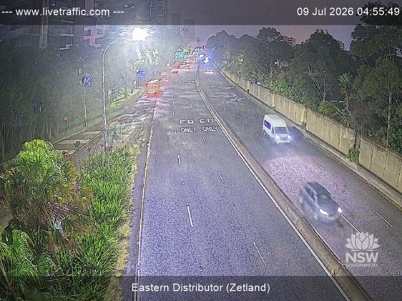 Snapshot from Eastern Distributor (Zetland)