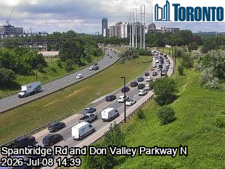 Snapshot from DON VALLEY PARKWAY / SPANBRIDGE RD