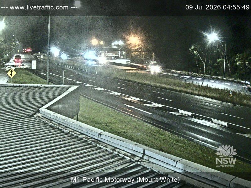 Snapshot from M1 Pacific Motorway (Mount White)