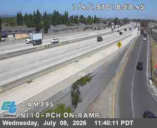 Snapshot from I-110 : (795) PCH On-Ramp