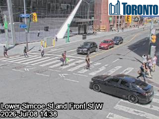 Snapshot from FRONT ST W / SIMCOE ST / LOWER SIMCOE ST