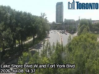 Snapshot from LAKE SHORE BLVD W / FORT YORK BLVD