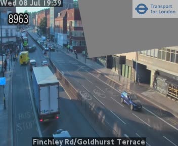 Snapshot from Finchley Rd/Goldhurst Terrace
