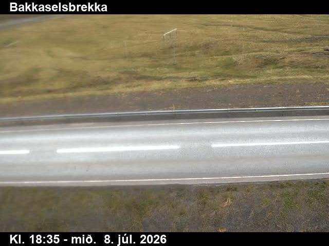 Snapshot from Bakkaselsbrekka — Bakkaselsbrekka niður á veg
