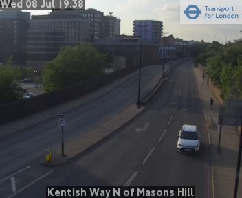 Snapshot from Kentish Way N of Masons Hill