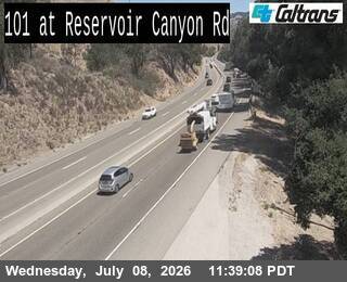 Snapshot from US-101 : Reservoir Canyon Road