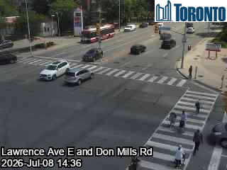 Snapshot from DON MILLS RD / LAWRENCE AVE E