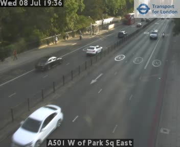 Snapshot from A501 W of Park Sq East