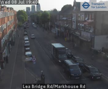 Snapshot from Lea Bridge Rd/Markhouse Rd