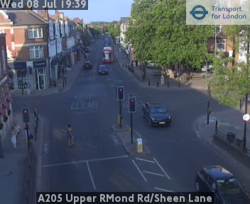 Snapshot from A205 Upper RMond Rd/Sheen Lane