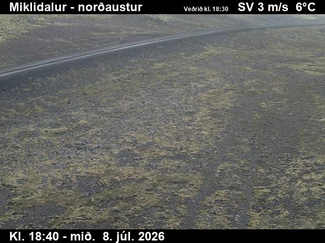 Snapshot from Miklidalur — Miklidalur séð í norðaustur