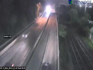 Snapshot from PA 28 South Of 31 St Bridge Northbound