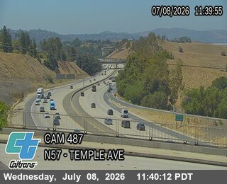 Snapshot from SR-57 : (487) Temple Ave
