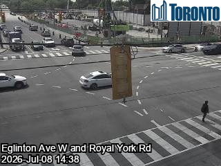 Snapshot from EGLINTON AVE W / ROYAL YORK RD