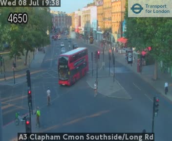Snapshot from A3 Clapham Cmon Southside/Long Rd