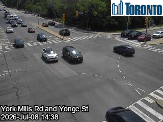 Snapshot from YONGE ST / YORK MILLS RD / WILSON AVE